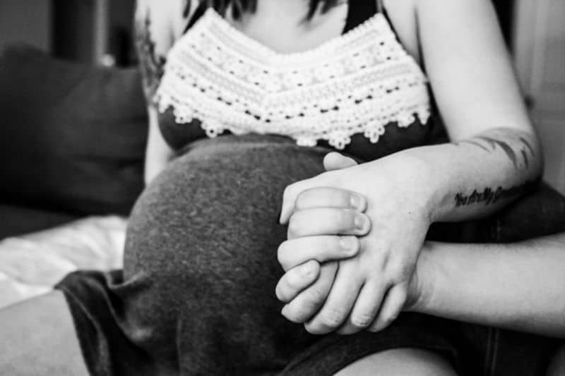 couple at hynobirthing class at St Augustine Birth Collective